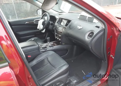 2013 Nissan Pathfinder Platinum из США, поврежденный, VIN 5N1AR2MM8DC627791